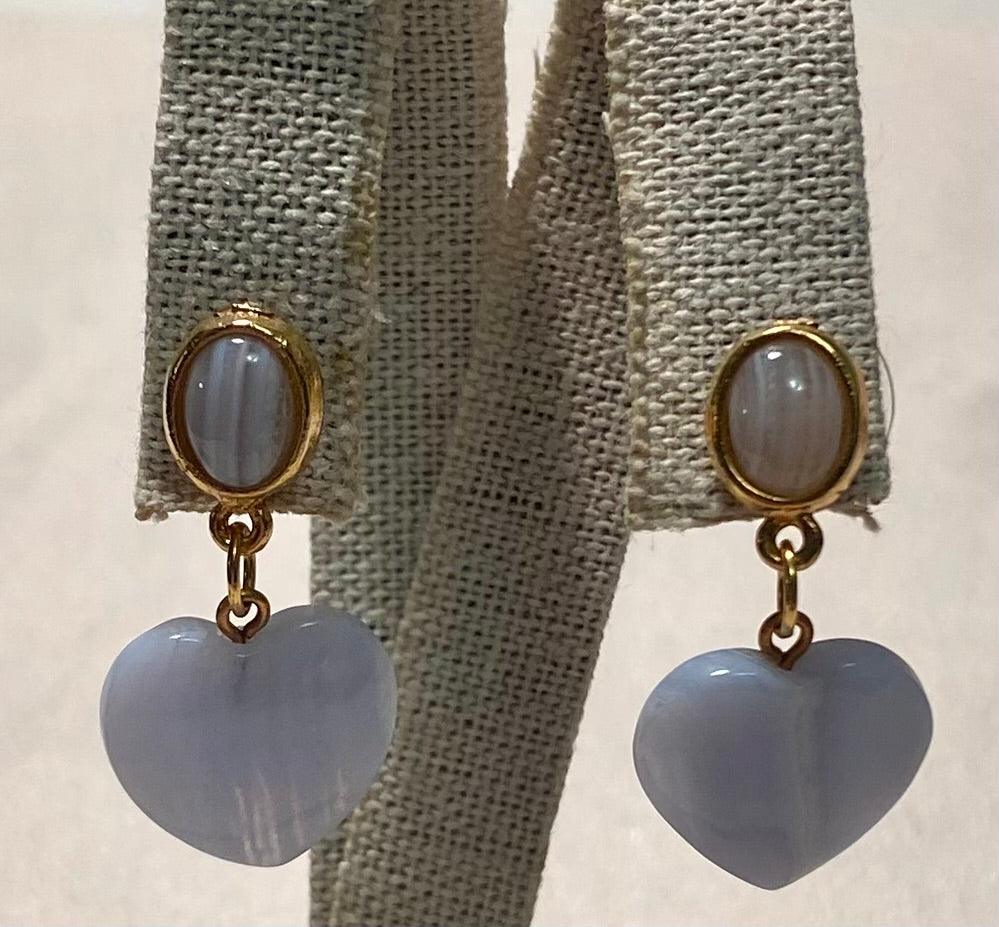 Lace Agate Earrings