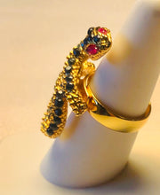 Load image into Gallery viewer, Genuine Sapphire and Ruby Ring
