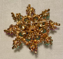Load image into Gallery viewer, Multi Stone Starburst Brooch
