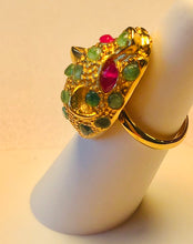 Load image into Gallery viewer, Genuine Emerald and Ruby Ring
