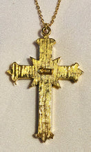 Load image into Gallery viewer, Peridot and Turquoise Cross Pendant
