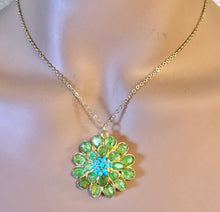 Load image into Gallery viewer, Peridot and Turquoise Necklace
