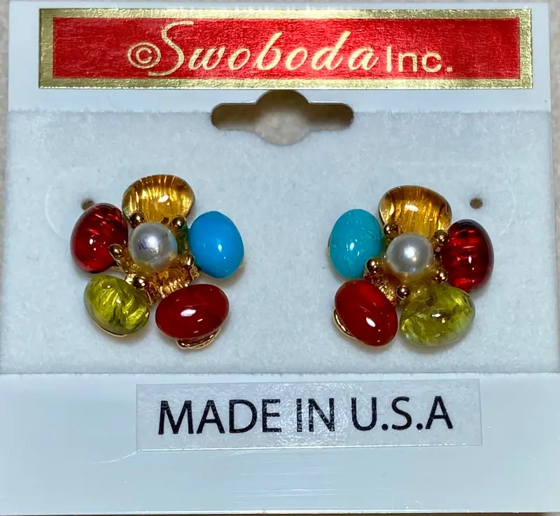 Swoboda Earrings — Multi-Stone (2)